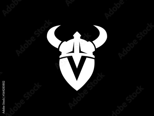 viking, logotype, ancient, angry, armoring, barbarian, battle, beard, culture, design, emblem, face, fighter, god, icon, head, helmet, history, horn, illustration, knight, label, lightning, magic, man