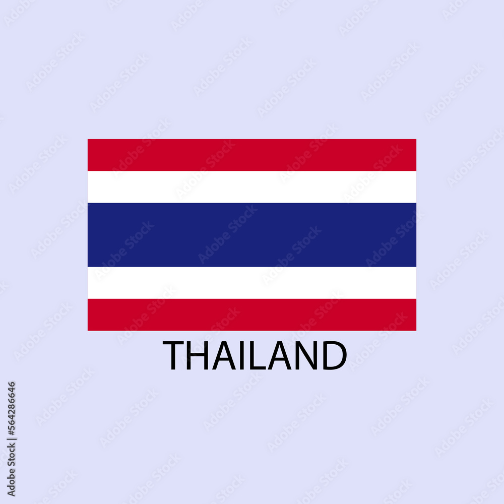map of thailand with the image of the national flag map of thailand with the image of the national flag