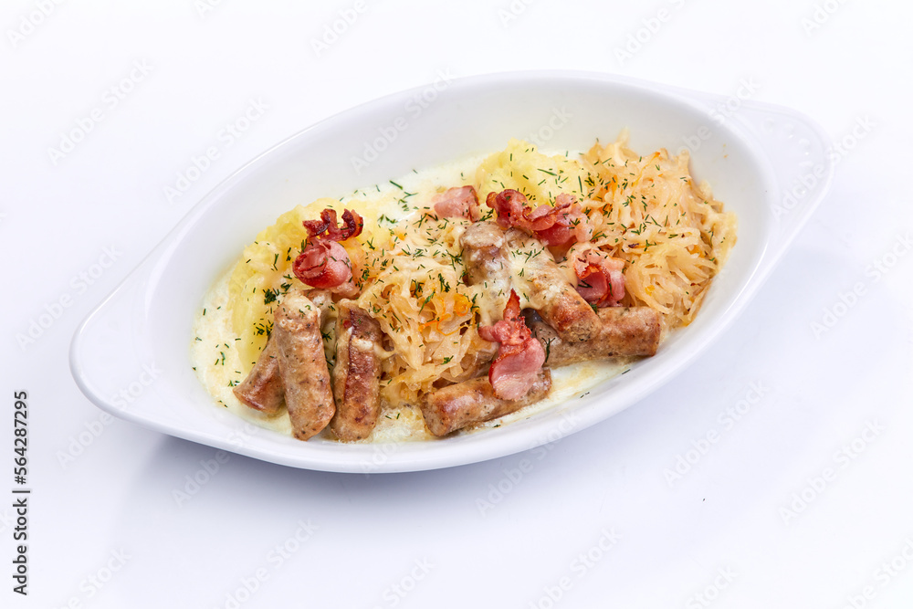 sausage with mashed potato sausage with mashed potato