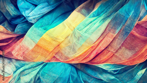 Abstract blurred gradient mesh Clean background in bright illustration Generative AI Content by Midjourney