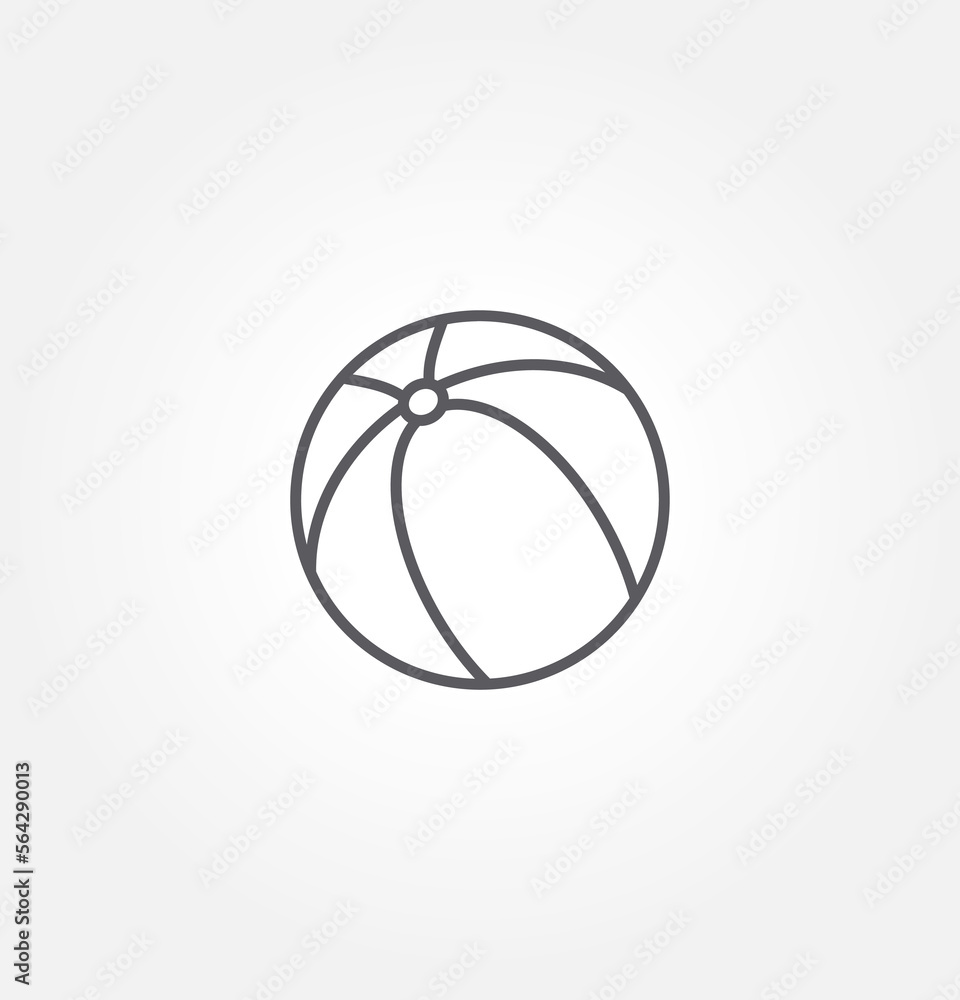 ball icon vector illustration logo template for many purpose. Isolated on white background. ball icon vector illustration logo template for many purpose. Isolated on white background.