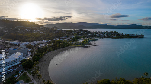 Tropical Sunset over Airlie Beach