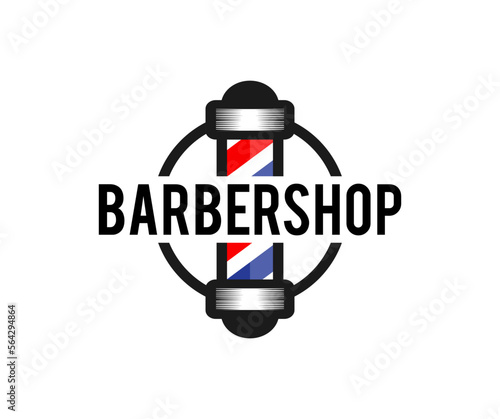 Barbershop, vintage barber label, barbershop label stamp logo design. Barbershop, for your business and professional barbershop label with quality services vector design and illustration.
