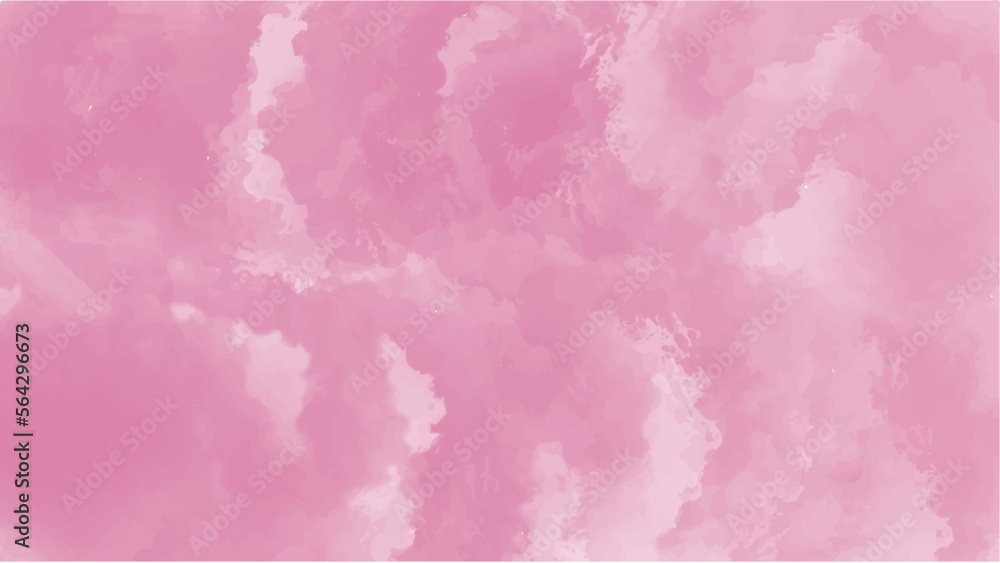 Fototapeta premium Pink watercolor background for textures backgrounds and web banners design