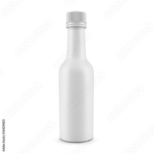 Plastic bottle sauce mockup