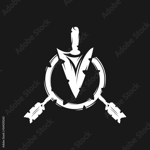 Sagittarius arrowhead symbol