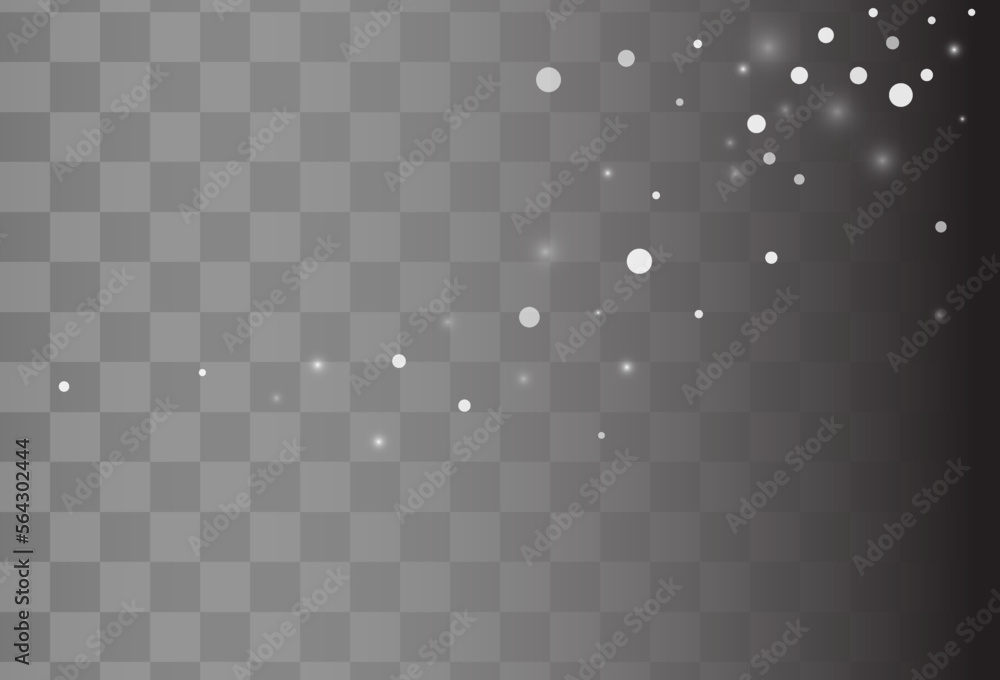 Silver Snow Vector Transparent Background. Silver Snow Vector Transparent Background.
