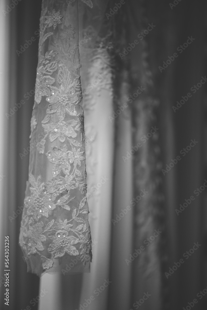 white curtain with a window