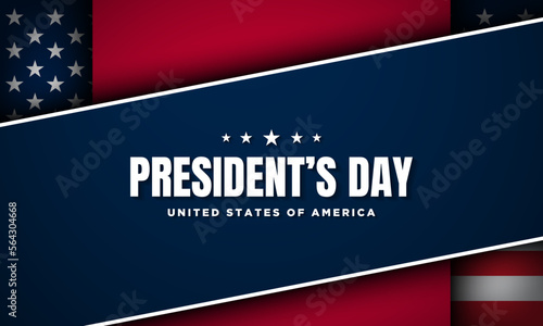 President's Day Background Design.