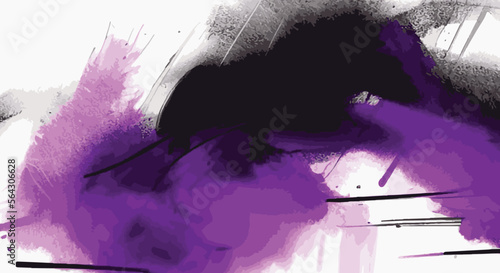 black with purple background in the form of a blot