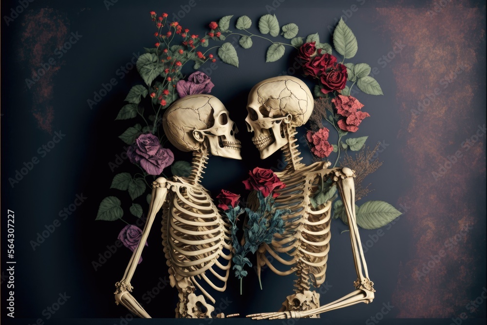 Skeletons love in heart Generative AI Skeletons love in heart Generative AI