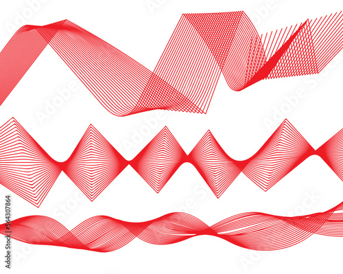 red and white ribbon