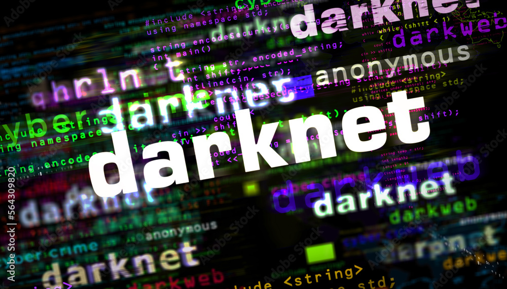 Darknet media and abstract screen 3d illustration Darknet media and abstract screen 3d illustration