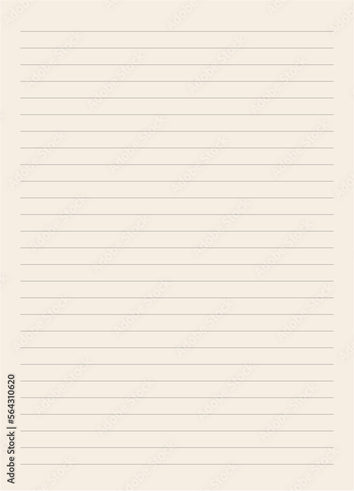Lined Paper Sheet Design Element Vector Lined Paper Sheet Design Element Vector