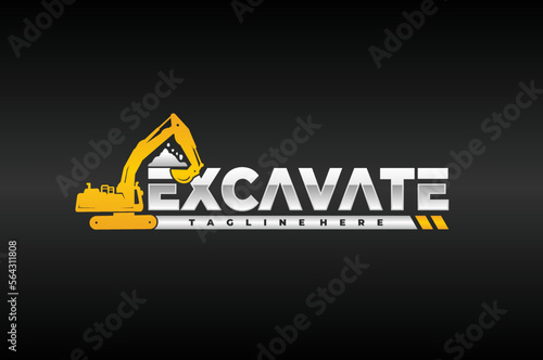 excavator rock logo