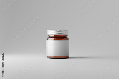 balm ointment bottle mockup