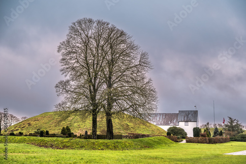 Jelling national monument, church and mound, Denmark
