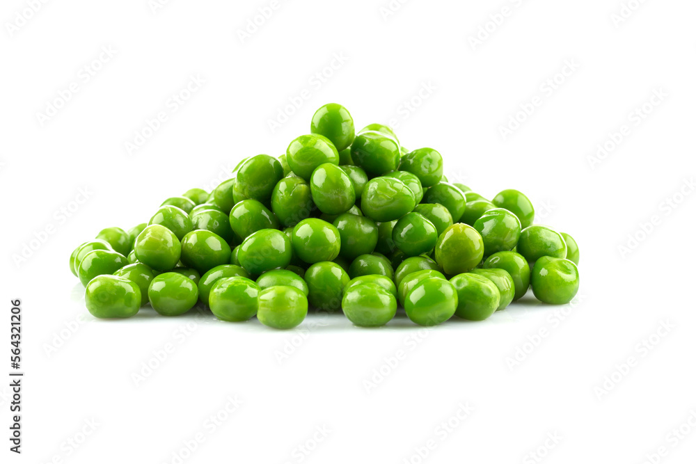 Pile of green wet pea Pile of green wet pea