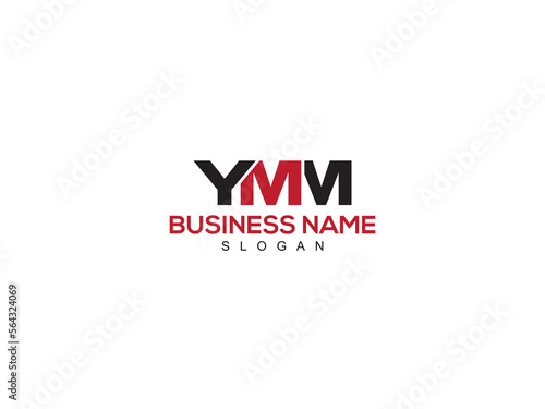 Simple Modern Initial YMM y m m Logo Letter