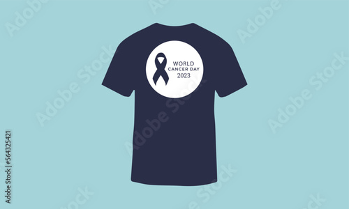 Wold  cancer day, T-shirt design , wold cancer day t-shirt design 