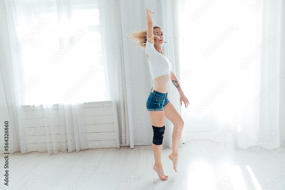 dancer dances energetic dance in dance studio dance studio dance hall dancer dances energetic dance in dance studio dance studio dance hall