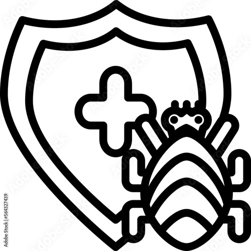 prevention line style icon