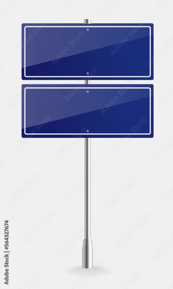 Obraz premium Direction sign board, street signage boards and green directing signboard pointer. vector illustration