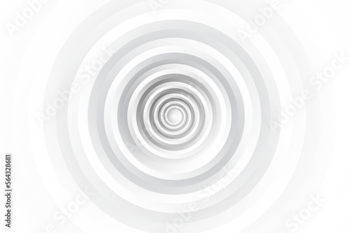 Abstract white and gray color, modern design background with geometric round shape. Vector illustration.