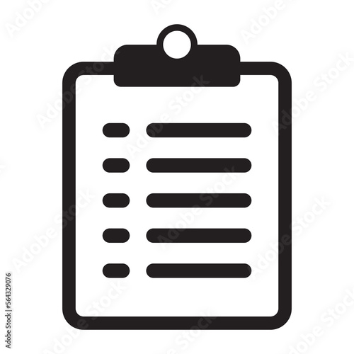 Clipboard icon. To do list icon. Checklist icon for web site and app design.