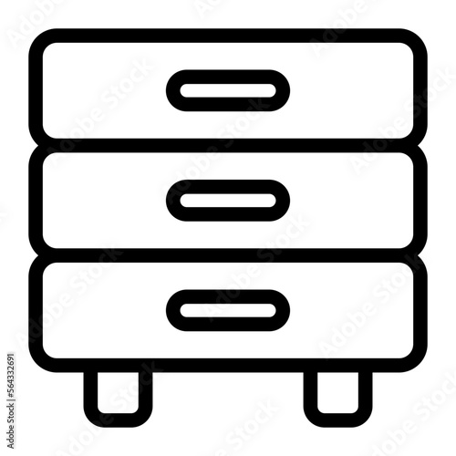 drawer line icon