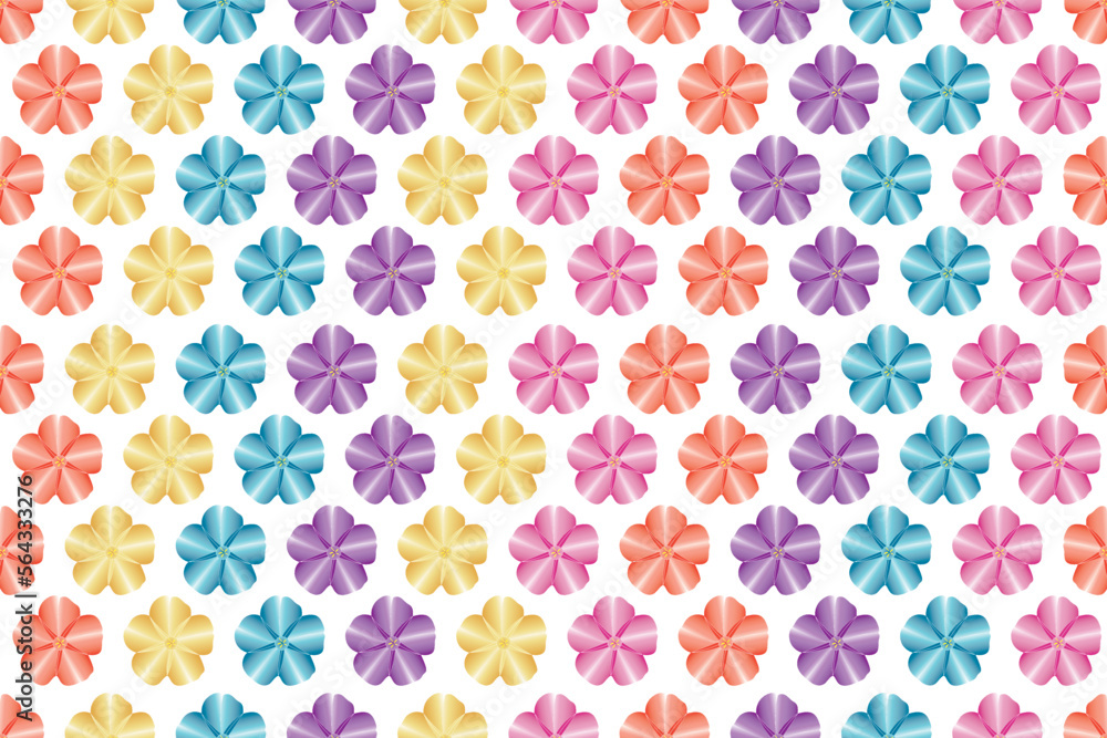 Illustration of color flower pattern background. Illustration of color flower pattern background.