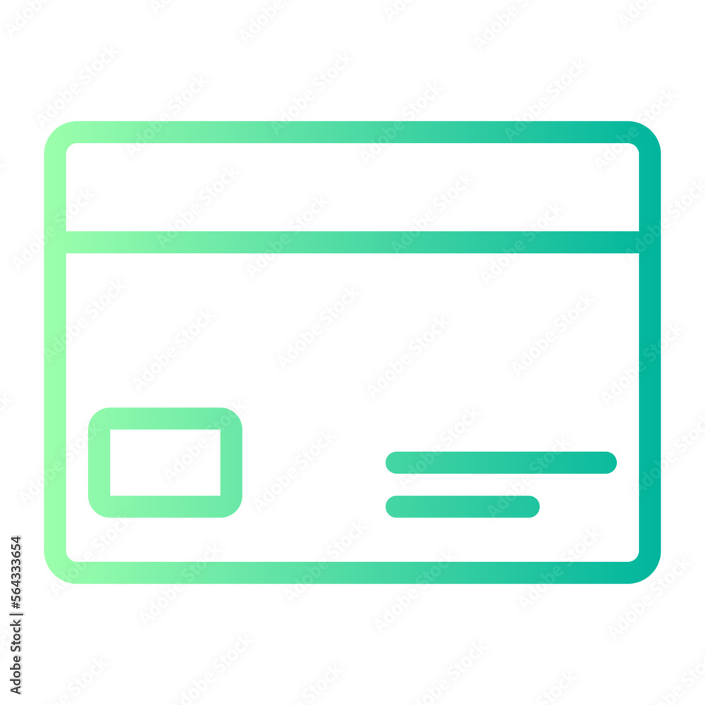 credit card gradient icon credit card gradient icon