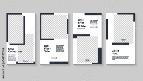 Modern social media post bundle vector. Suitable for Post, Sale Banner, Promotion Product, Business, Company Fashion Beauty, etc.
