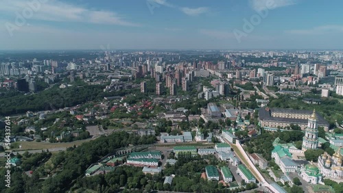 Aerial View Of Kiev Pechersk Lavra In Summer. Kyiv, Ukraine
