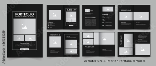 Architecture & Interior portfolio design or portfolio design template