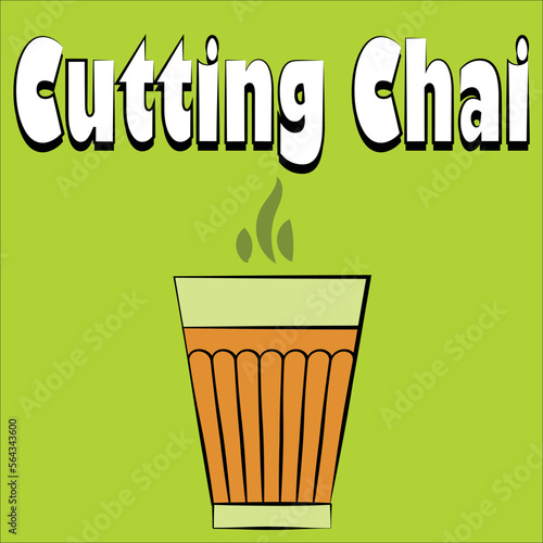mumbai cutting chai illustration
