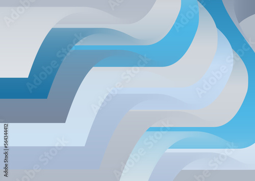 Fondo abstracto de líneas onduladas de colores azules, grises y blanco