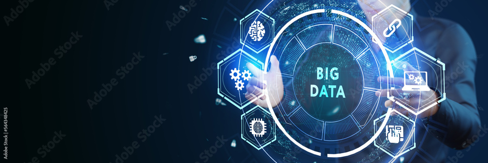 Business, Technology, Internet and network concept. Big Data Internet Information. Business, Technology, Internet and network concept. Big Data Internet Information.