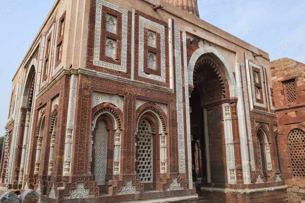 Qutub Minar Complex in New Delhi, India