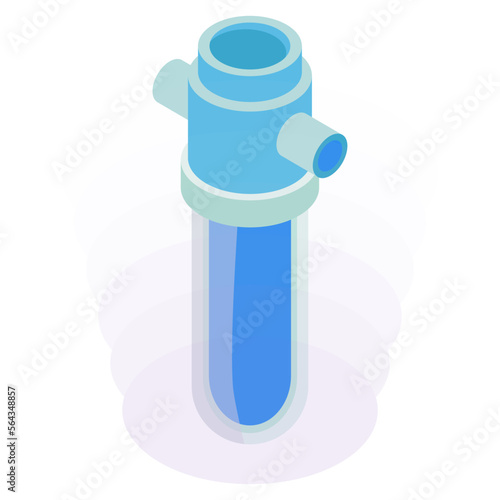 Isometric Tube Illustration