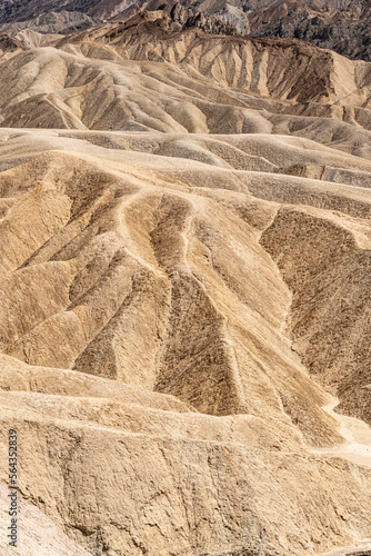 Rock Formations at Zabriskie Point, Death Valley