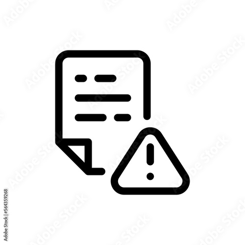 corrupted file line icon