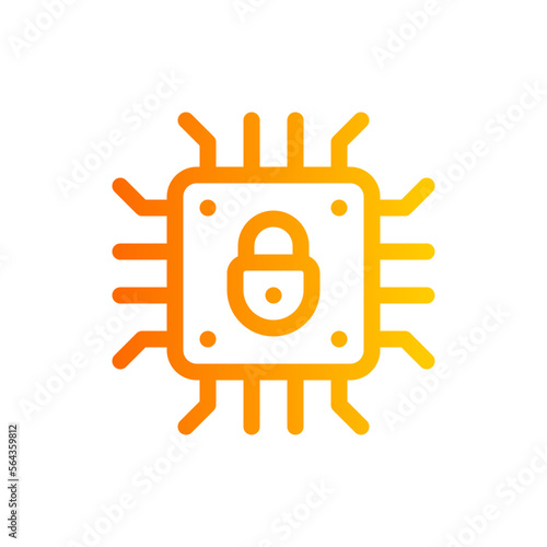 encrypted gradient icon