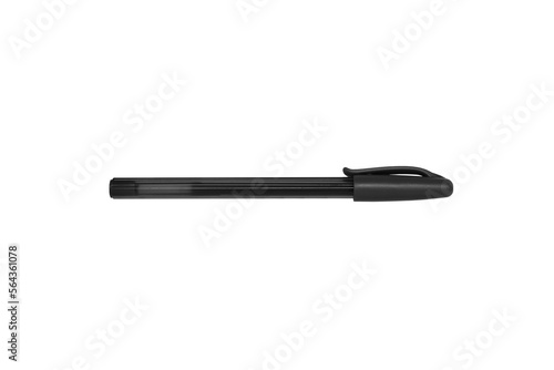 Obraz na plátně pen black texture png isolated rollerball