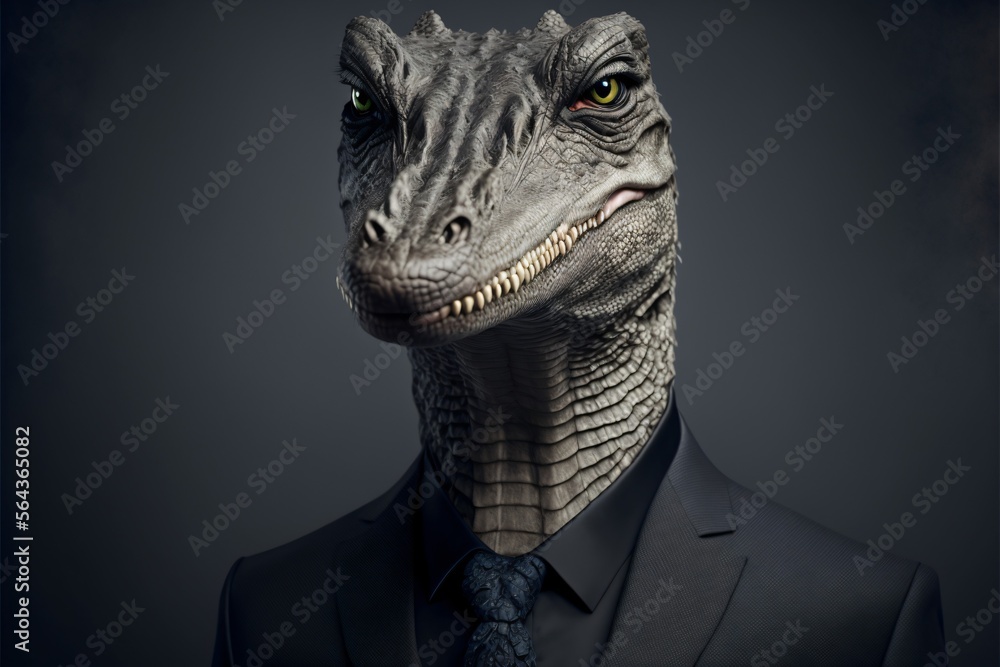 Crocodile in a Suit, generative ai