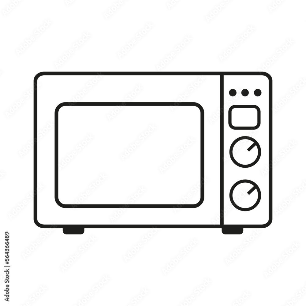 Microwave icon. Vector isolated illustration Microwave icon. Vector isolated illustration