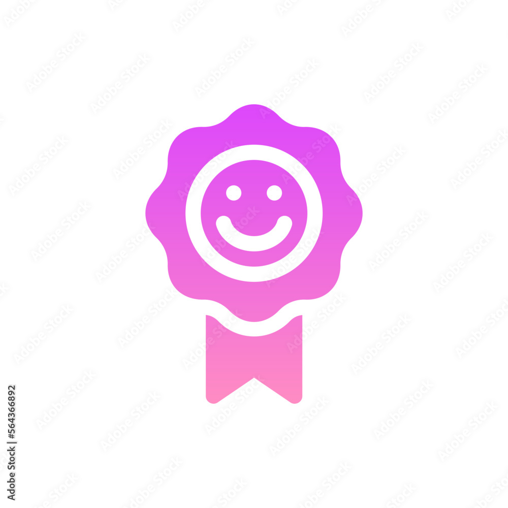 medal flat gradient icon medal flat gradient icon
