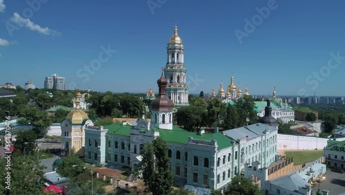 Aerial View Of Kiev Pechersk Lavra In Summer