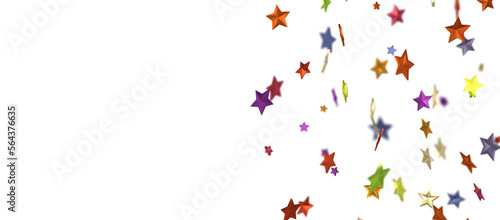 A gray whirlwind of colour snowflakes and stars. New