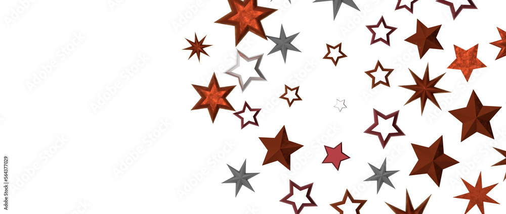 Holiday golden decoration, glitter frame isolated - in red Holiday golden decoration, glitter frame isolated - in red